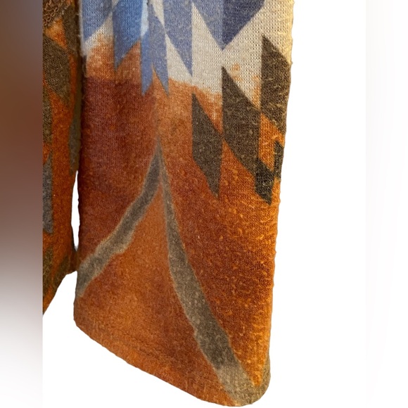 Peach Oversized Long Sleeve Waffle Top - Picture 5 of 9